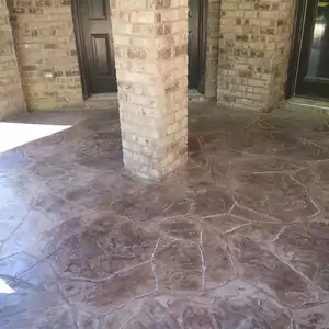 a picture of a newly layed concrete driveway